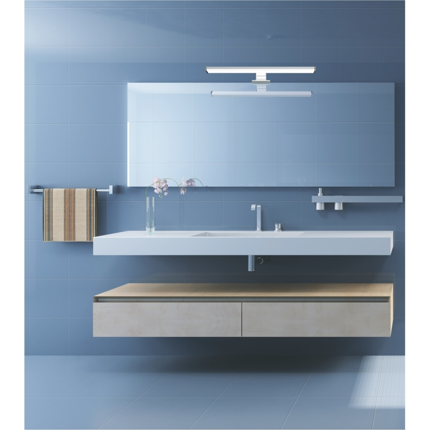 Top Light - LED Éclairage de salle de bain miroir TEXAS MAX LED/12W/230V 3000/4000/6500K IP44 78 cm chrome mat
