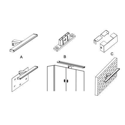 Top Light - Éclairage LED pour miroir de salle de bains TEXAS MAX LED/12W/230V 3000/4000/6500K IP44 78 cm chrome mat