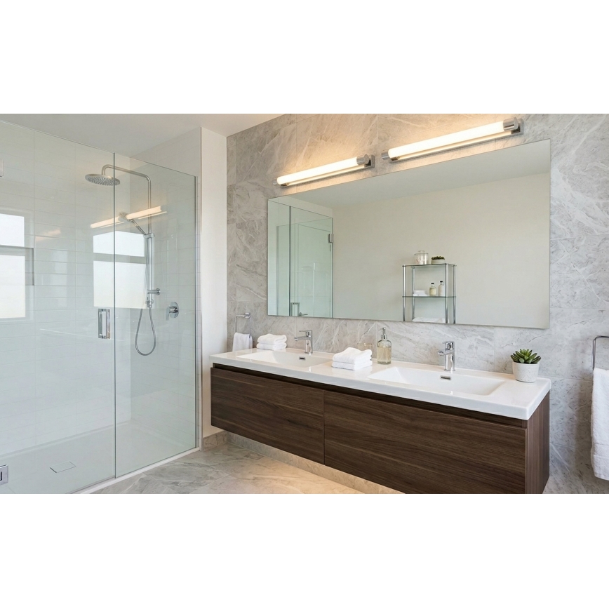 Top Light - Éclairage LED pour miroir de salle de bains TURIA LED/12W/230V 3000/4000/6500K IP44 60 cm chrome brillant