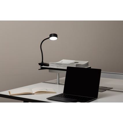 Top Light - LED lampe de bureau dimmable avec clip BELLA LED/4,8W/5V 3000-6500K noir