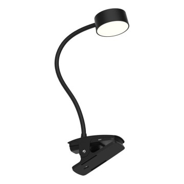 Top Light - LED lampe de bureau dimmable avec clip BELLA LED/4,8W/5V 3000-6500K noir