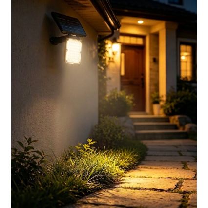 Top Light - Luminaire solaire LED avec capteur 3 en 1 ZENITH LED/10W/3,7V 3000/4000/6500K IP54 2400 mAh