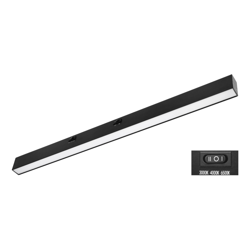 Top Light - Luminaire LED sous-meuble AXIS LED/15W/230V 3000/4000/6500K 60 cm noir