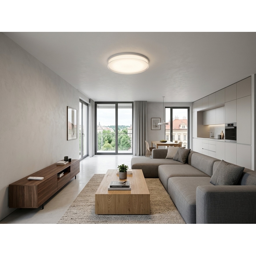 Top Light - Plafonnier de salle de bains LED dimmable NEXUS LED/45W/230V 3000-6500K IP44 Ø 38 cm blanc + télécommande