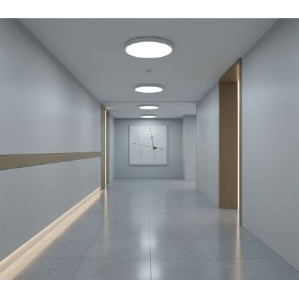 Top Light - Plafonnier LED avec capteur de mouvement REVIT LED/12/18/24W/230V 3000/4000/6500K Ø 30 cm blanc