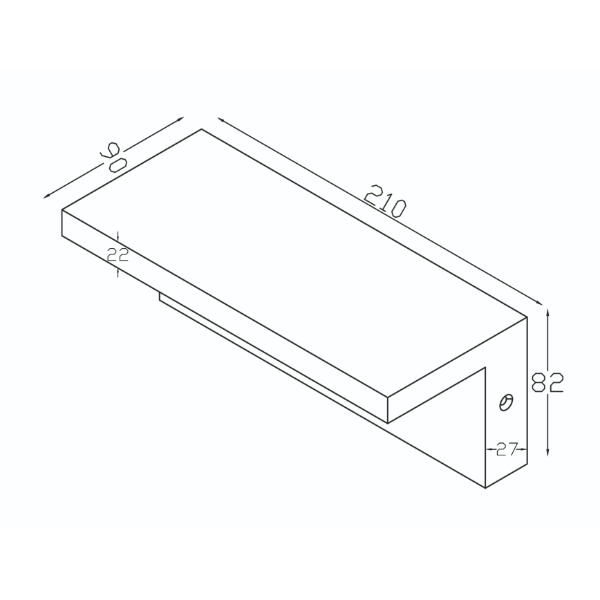 Top Light - Applique murale LED d'extérieur avec détecteur de mouvement ELON LED/10W/230V 3000/4000/6000K IP54 noire