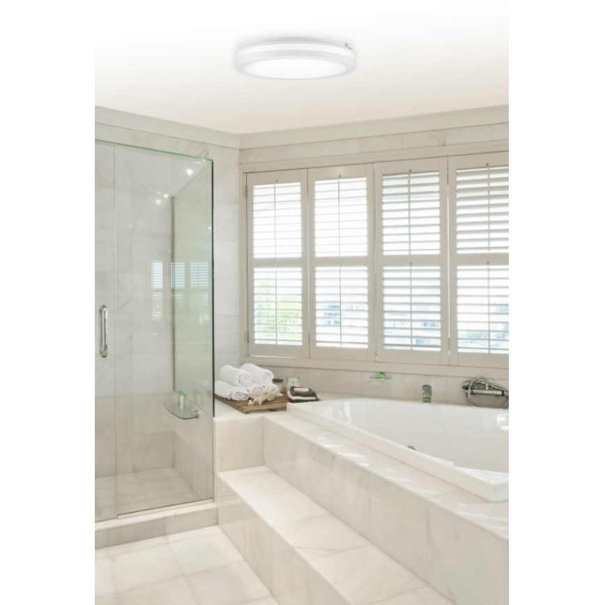 Top Light - Luminaire LED salle de bain COMET LED/15W/230V 3000/4000/6500K IP54 d. 20 cm blanc