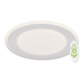 Top Light - Plafonnier à intensité variable LED NORMAN LED/51W/230V d. 39 cm blanc + télécommande