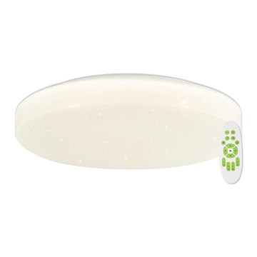 Top Light - Plafonnier à intensité variable LED salle de bain TWISTER LED/51W/230V IP44 + télécommande