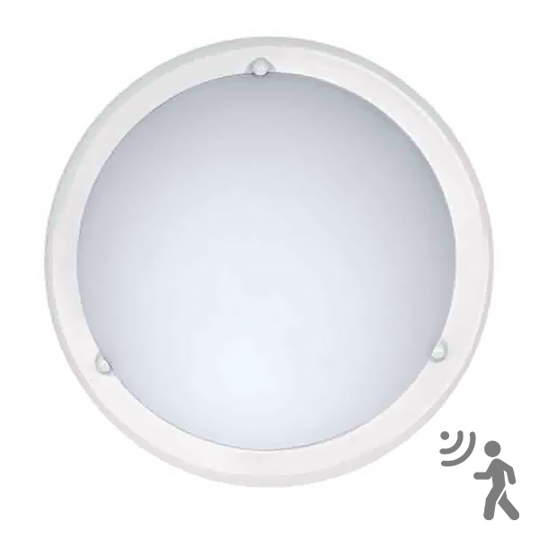 Top Light - Plafonnier avec détecteur 5502/30/B/MWS 1xE27/60W