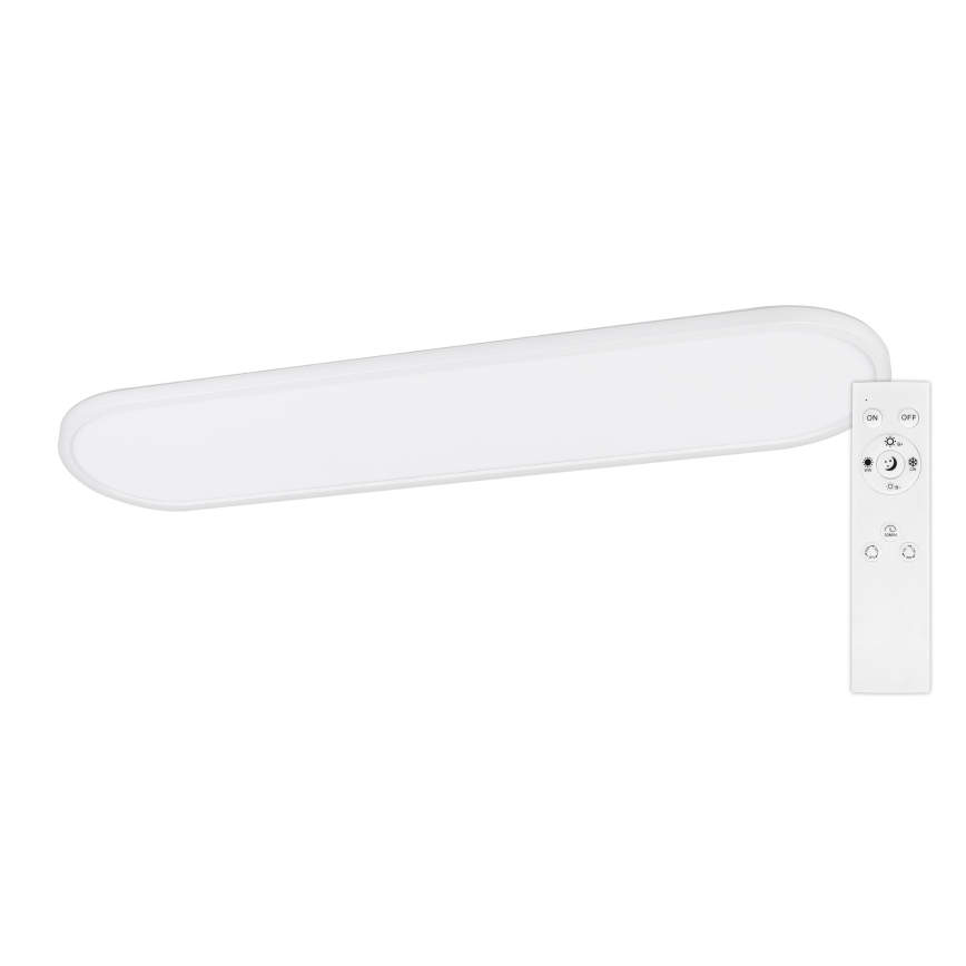 Top Light - Luminaire de plafond LED dimmable, fixation en saillie ou suspendue OVAL LED/36W/230V 3000-6500K blanc + télécommande