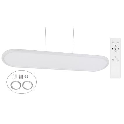 Top Light - Luminaire de plafond LED dimmable, fixation en saillie ou suspendue OVAL LED/36W/230V 3000-6500K blanc + télécommande
