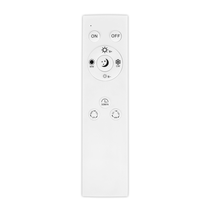 Top Light - Luminaire de plafond LED dimmable, fixation en saillie ou suspendue OVAL LED/36W/230V 3000-6500K blanc + télécommande