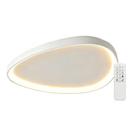 Top Light - Plafonnier LED dimmable ECLIPSE LED/55W/230V 3000-6500K Ø 60 cm blanc + télécommande
