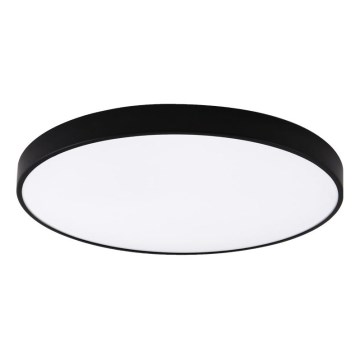 Top Light - Plafonnier LED dimmable pour salle de bains PETAL LED/60W/230V 3000-6500K IP44 Ø 59 cm noir + télécommande