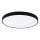 Top Light - Plafonnier LED dimmable pour salle de bains PETAL LED/60W/230V 3000-6500K IP44 Ø 59 cm noir + télécommande