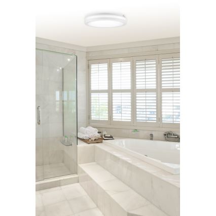 Top Light - Plafonnier LED pour salle de bains COMET LED/40W/230V 3000/4000/6500K IP54 blanc Ø 40 cm