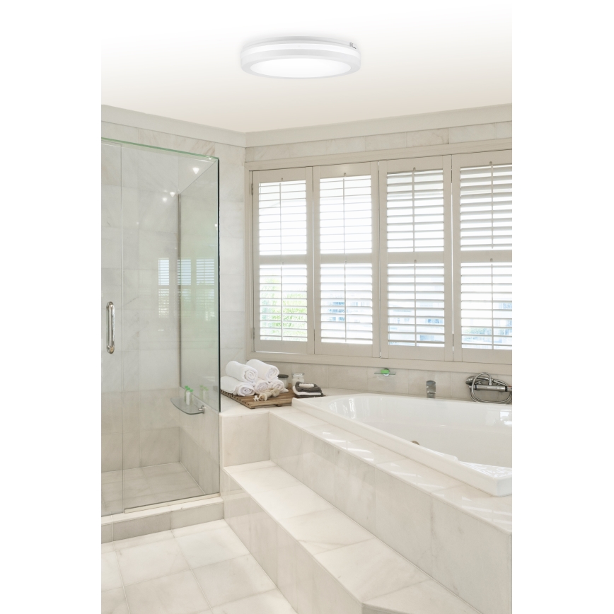 Top Light - Plafonnier LED pour salle de bains COMET LED/40W/230V 3000/4000/6500K IP54 blanc Ø 40 cm