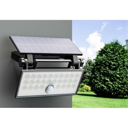 Top Light - LED Projecteur solaire mural avec détecteur HELEON PRO LED/8W/3,7V IP65 4000K