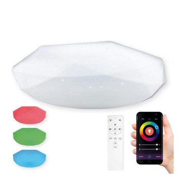 Top Light Sparkle 50 SMART - Plafonnier RGB LED/48W/230V Tuya + télécommande