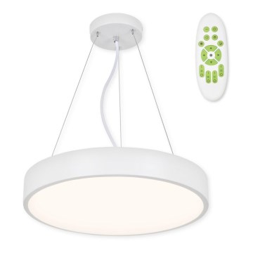 Top Luminaire Metal 40BZ Télécommande - Suspension filaire LED METAL LED/51W/230V + Télécommande blanc