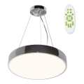 Top Luminaire Metal 40CRZ Télécommande - Suspension filaire LED METAL LED/51W/230V + Télécommande chrome