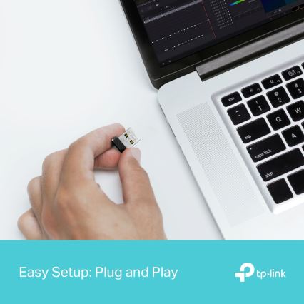 TP-Link - Adaptateur USB nano Wi‑Fi 6 sans fil Archer TX1U Nano