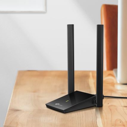 TP-Link - Adaptateur USB Wi-Fi à double antenne et à gain élevé