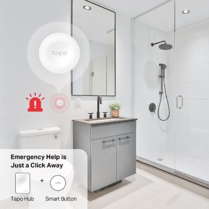 TP-Link - Bouton connecté Wi‑Fi (1x CR2032)