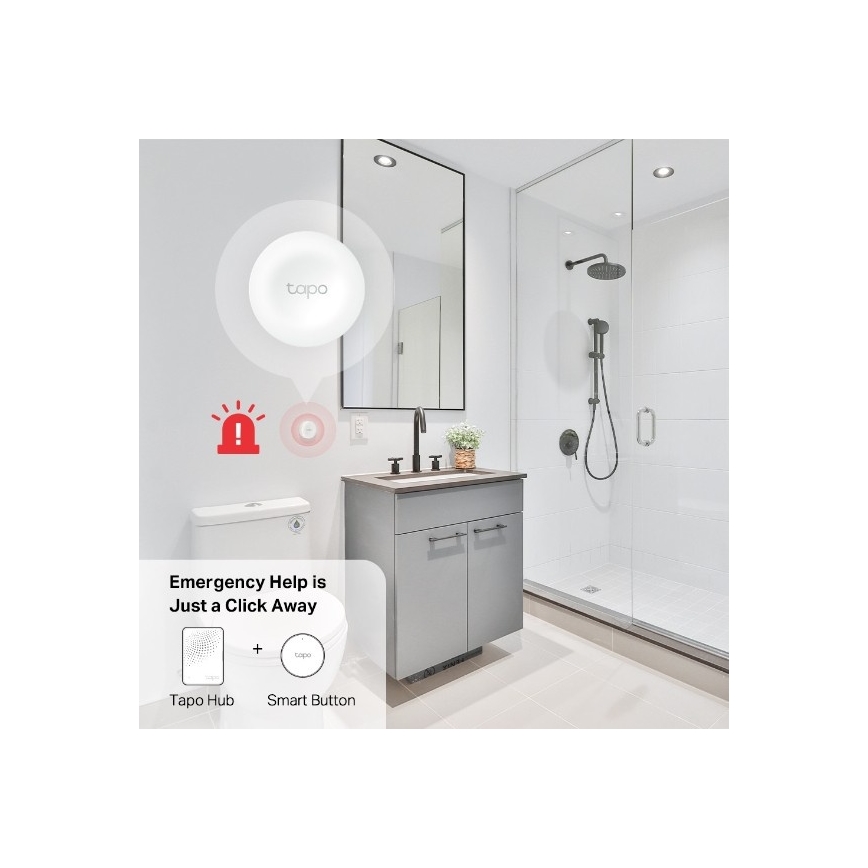 TP-Link - Bouton connecté Wi‑Fi (1x CR2032)