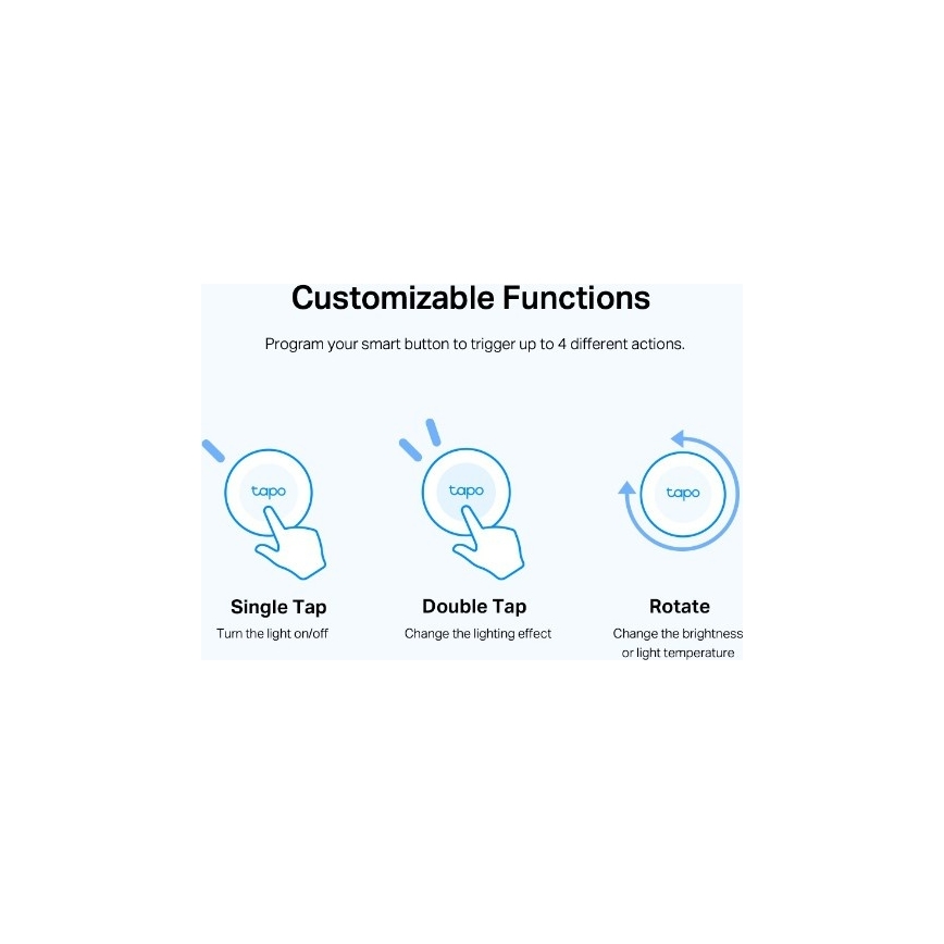 TP-Link - Bouton connecté Wi‑Fi (1x CR2032)