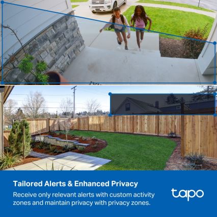 TP-Link - Caméra d'extérieur intelligente IP65 5V Wi-Fi