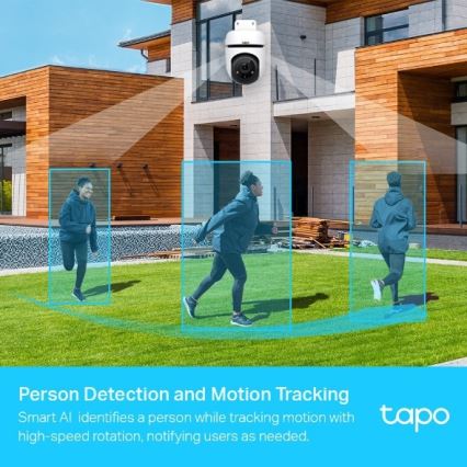 TP-Link - Caméra extérieure avec capteur IP65 Wi-Fi