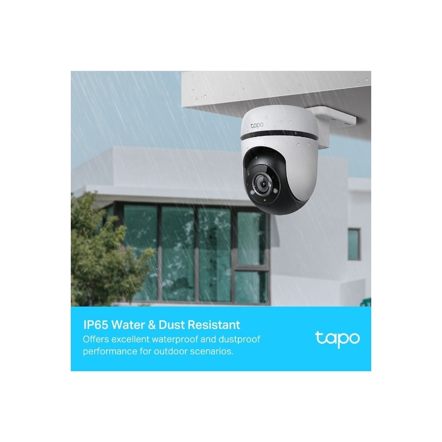 TP-Link - Caméra extérieure avec capteur IP65 Wi-Fi