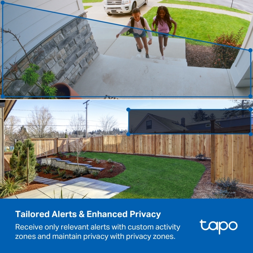 TP-Link - Caméra extérieure connectée IP65 5V Wi-Fi