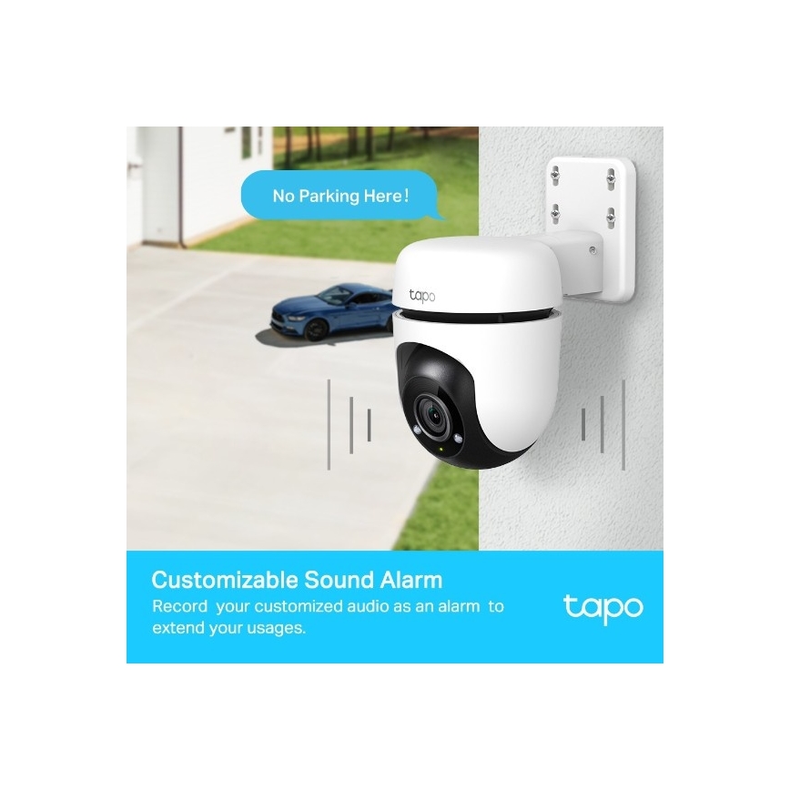 TP-Link - Caméra extérieure IP65 Wi-Fi