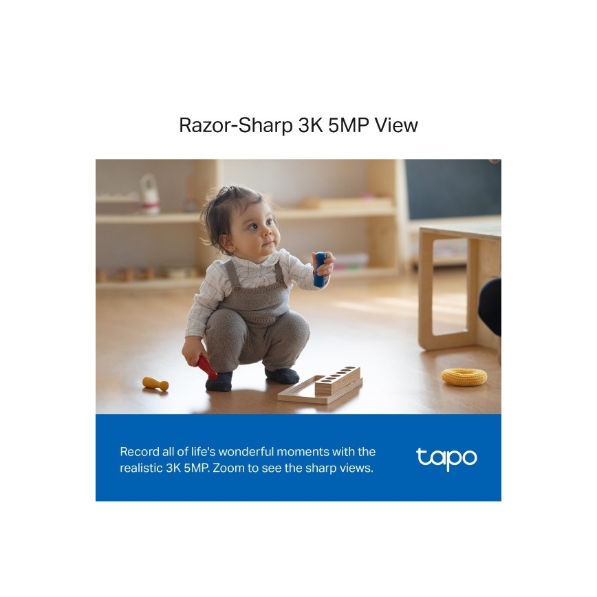 TP-Link - Caméra Wi-Fi connectée Tuya