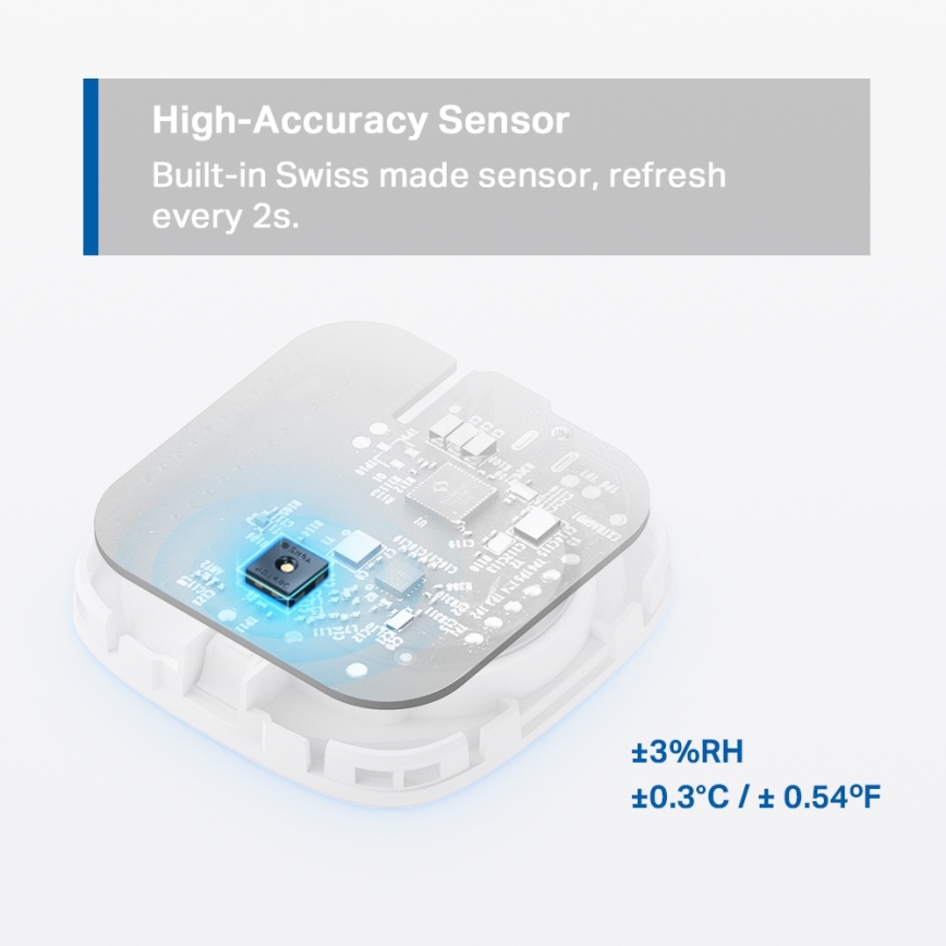 TP-Link - Capteur connecté de température et d'humidité 1xCR2450 Wi-Fi