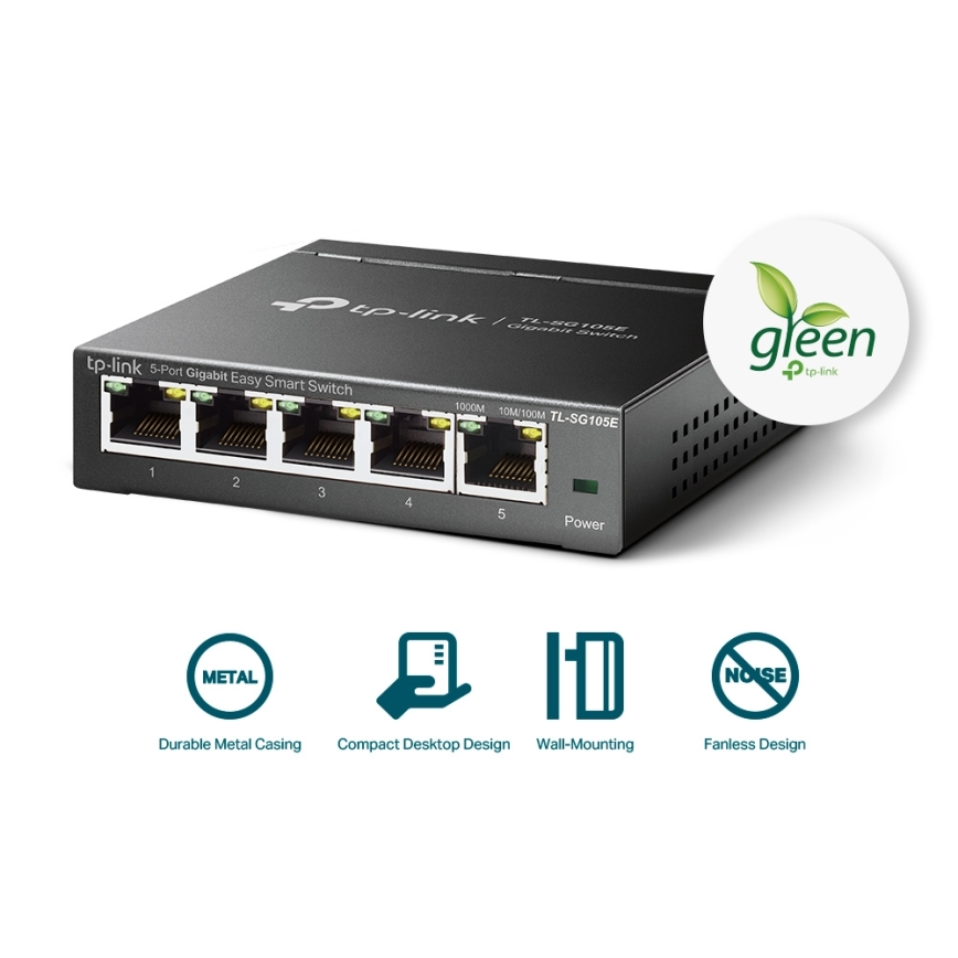 TP-Link - commutateur Easy Smart gigabit 5 ports