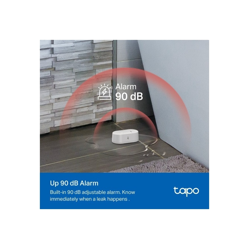 TP-Link - Détecteur de fuite d'eau intelligent 2xAAA