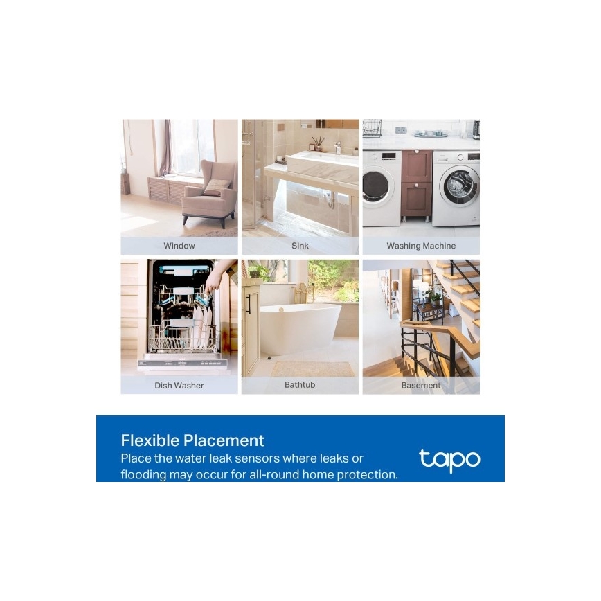TP-Link - Détecteur de fuite d'eau intelligent 2xAAA