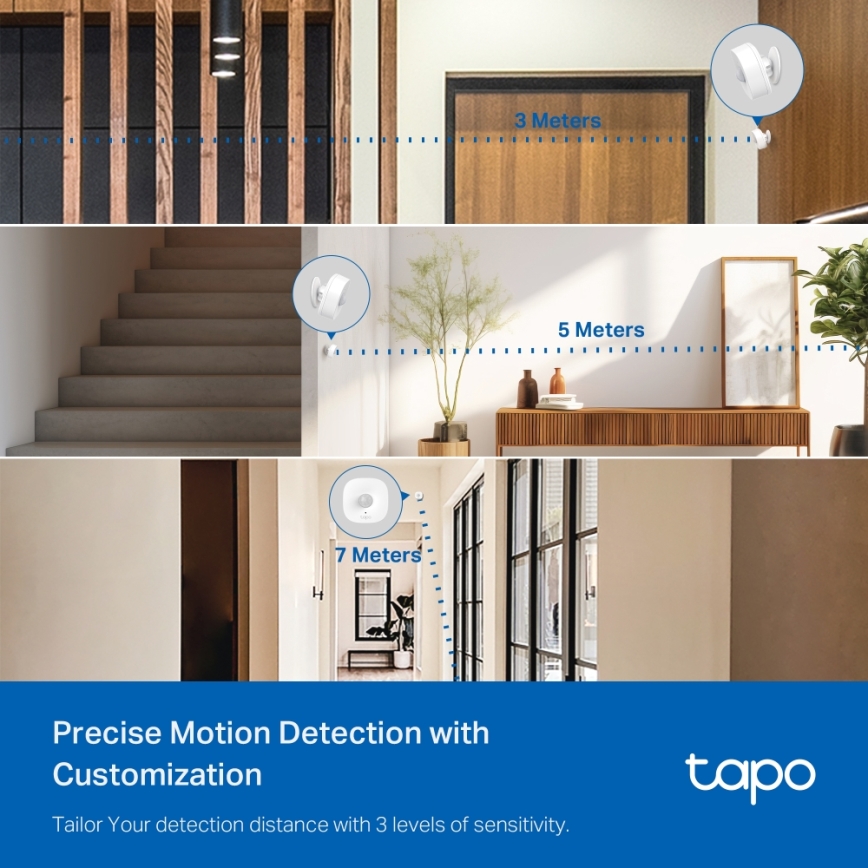 TP-Link - Détecteur de mouvement intelligent 1xCR2450 Wi-Fi