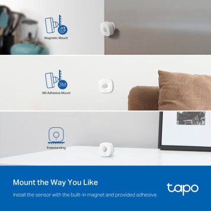 TP-Link - Détecteur de mouvement intelligent 1xCR2450 Wi-Fi