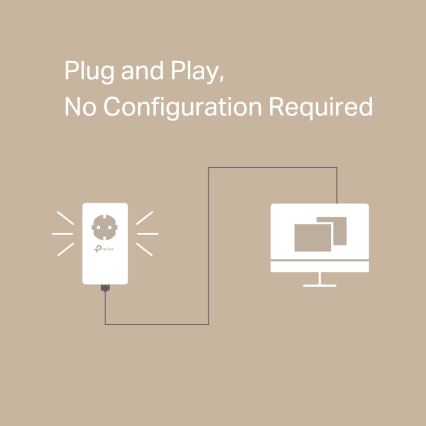 TP-Link - Kit CPL Gigabit avec prise traversante