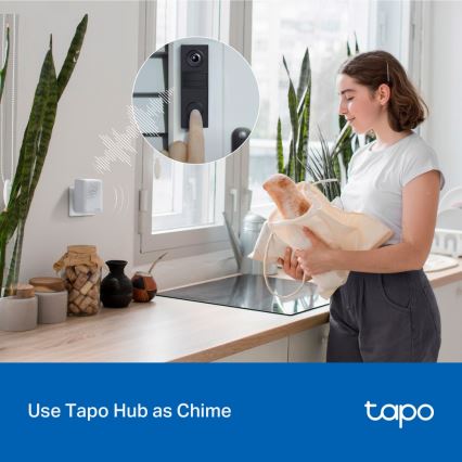 TP-Link - Mini sonnette vidéo intelligente Wi-Fi