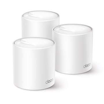 TP-Link - Pack de 3 systèmes mesh Wi‑Fi 6 pour une couverture complète de la maison Deco X50