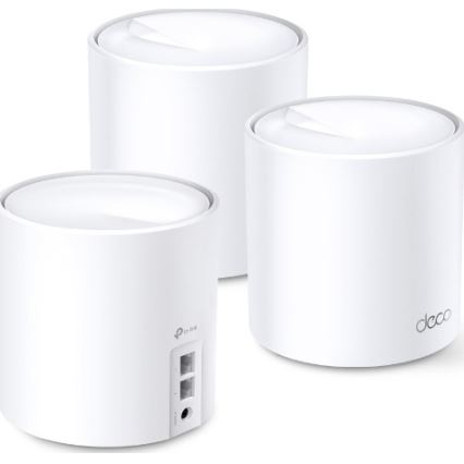 TP-Link - Pack de 3 systèmes mesh Wi‑Fi 6 pour une couverture complète de la maison Deco X50