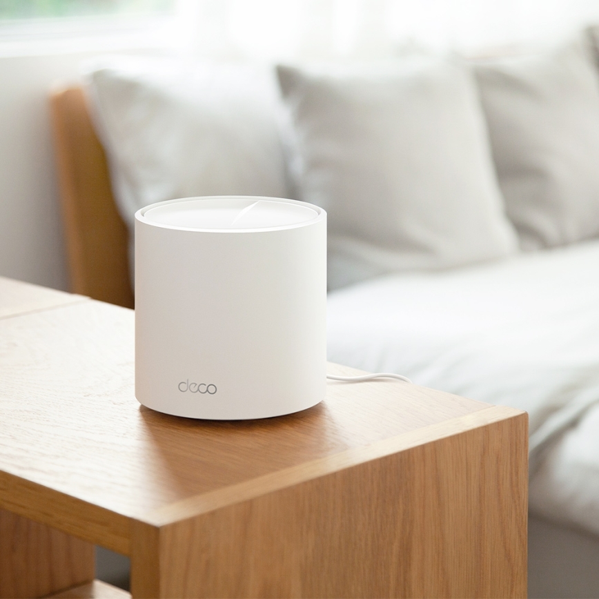 TP-Link - Pack de 3 systèmes mesh Wi‑Fi 6 pour une couverture complète de la maison Deco X50