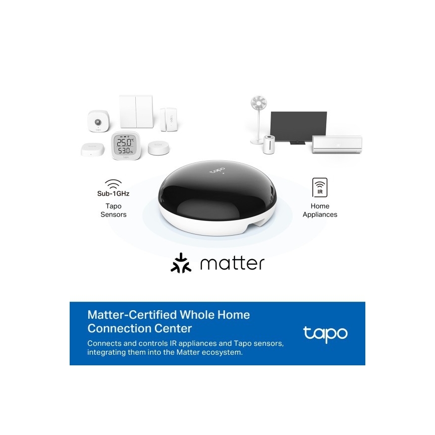 TP-Link - Passerelle infrarouge intelligente Hub MATTER Wi-Fi