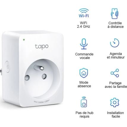 TP-Link - Prise intelligente E 2300 W Wi-Fi